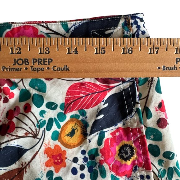 Ripskirt Sz Lg length 2 Floral Wrap Skirt Cover Up Beach Cruise Pool Resortwear - Picture 5 of 16